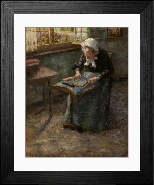 Framed Print : The Old Lacemaker Framed Print : The Old Lacemaker