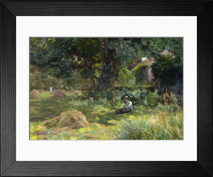 Framed Print : Hay Harvest Framed Print : Hay Harvest