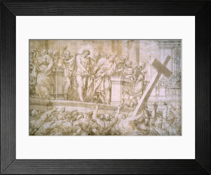 Framed Print : Ecce Homo. Unknown 17th century Framed Print : Ecce Homo. Unknown 17th century