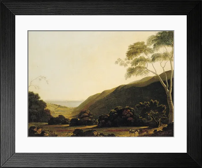 Framed Print : A View of Glenarm Castle Framed Print : A View of Glenarm Castle