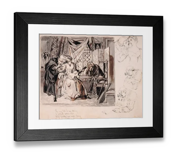Framed Print : Illustration to a Poem Framed Print : Illustration to a Poem