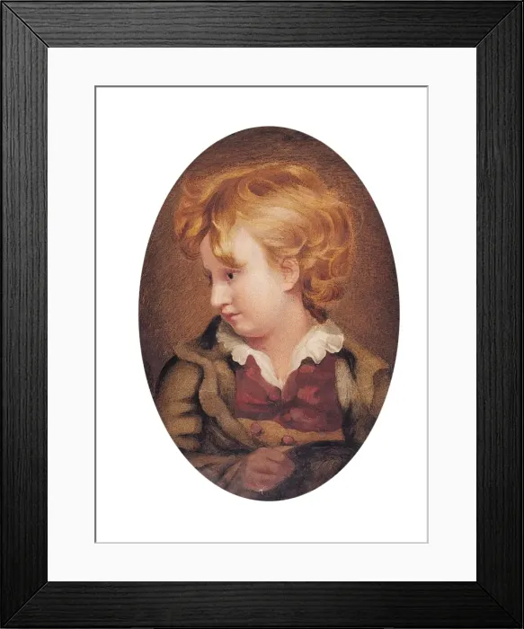 Framed Print : Portrait of a Boy