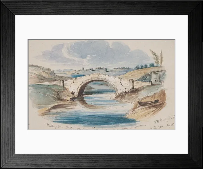 Framed Print : Wellington Bridge over the Scar and the Seven Castles of Clo Framed Print : Wellington Bridge over the Scar and the Seven Castles of Clo
