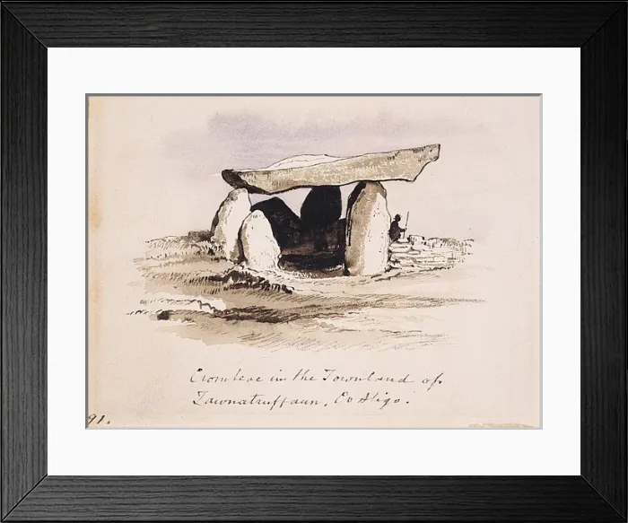 Framed Print : Cromlech in the Townland of Tawnatruffaun, Co. Sligo Framed Print : Cromlech in the Townland of Tawnatruffaun, Co. Sligo
