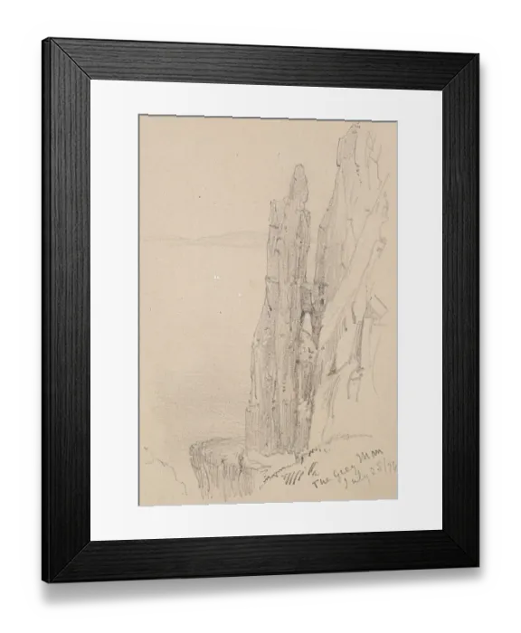 Framed Print : The Grey Man, July Framed Print : The Grey Man, July