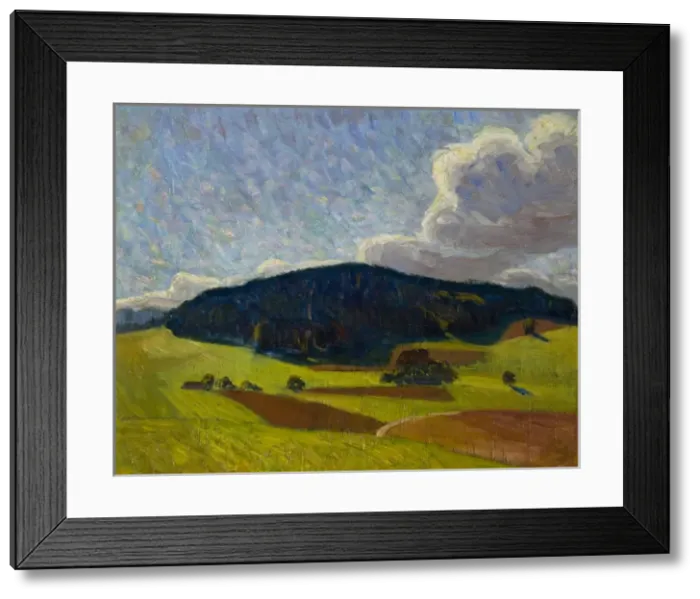 Framed Print : La Colline Noir Framed Print : La Colline Noir