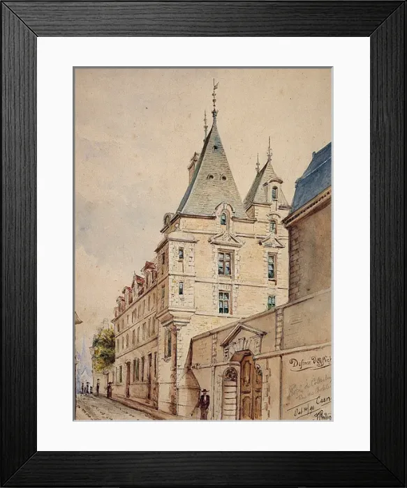 Framed Print : LHotel de Colombey, Caen Framed Print : LHotel de Colombey, Caen