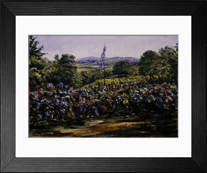 Framed Print : The Sham Fight at Scarva