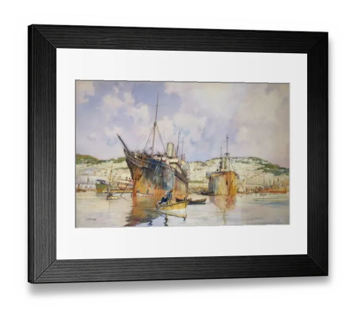 Framed Print : P & O Express Mail Steamer strathmore Framed Print : P & O Express Mail Steamer strathmore