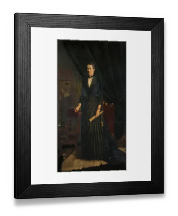 Framed Print : Portrait of a Woman Framed Print : Portrait of a Woman