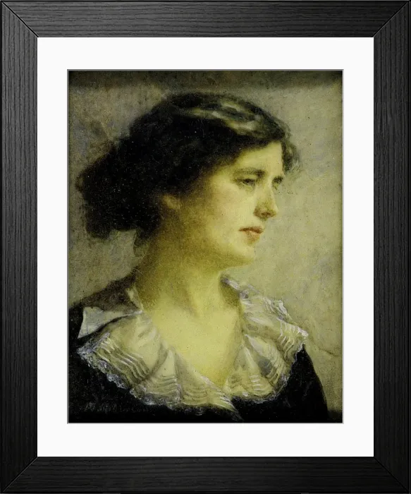 Framed Print : Reverie (1914). Robinson, Anne Marjorie 1858 - 1924. Date: 1914 Framed Print : Reverie (1914). Robinson, Anne Marjorie 1858 - 1924. Date: 1914