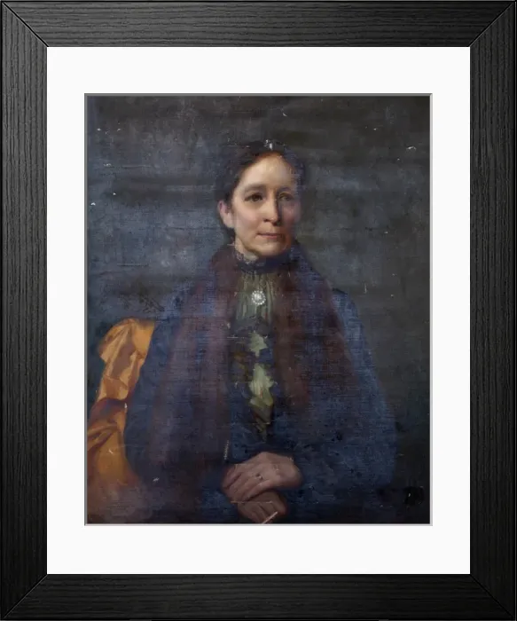 Framed Print : Portrait of a Woman Framed Print : Portrait of a Woman