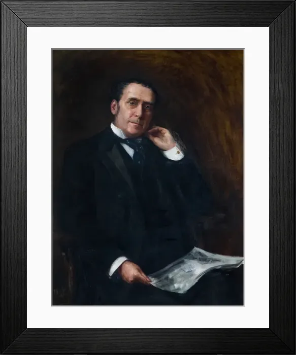 Framed Print : Portrait of a Man Framed Print : Portrait of a Man
