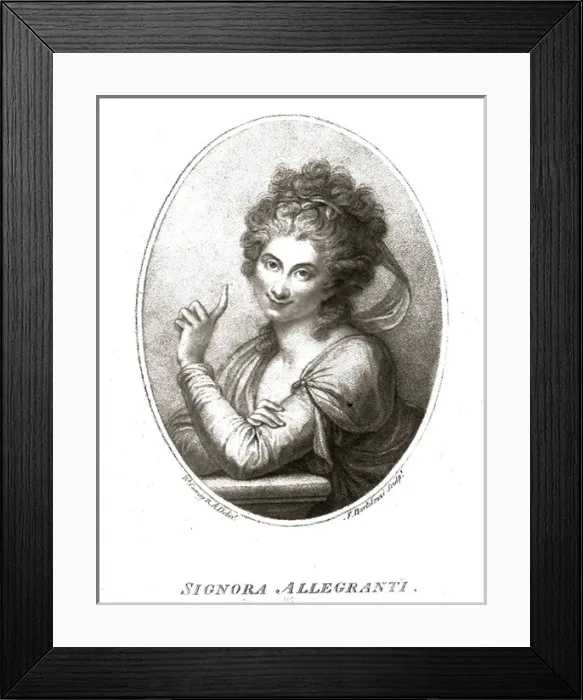 Framed Print : Signora Allegranti Framed Print : Signora Allegranti