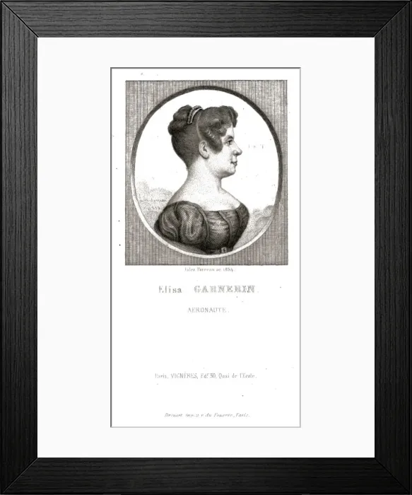 Framed Print : Elisa Garnerin - Aviator Framed Print : Elisa Garnerin - Aviator