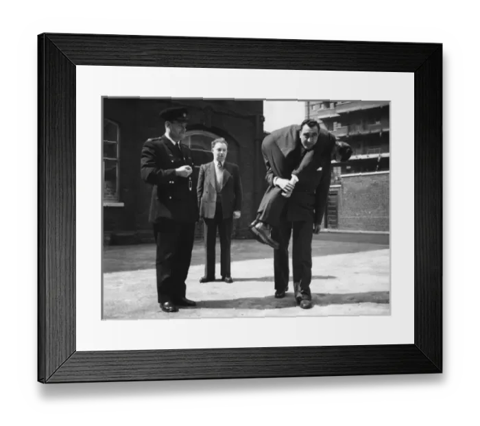 Framed Print : LFB strength test for recruits