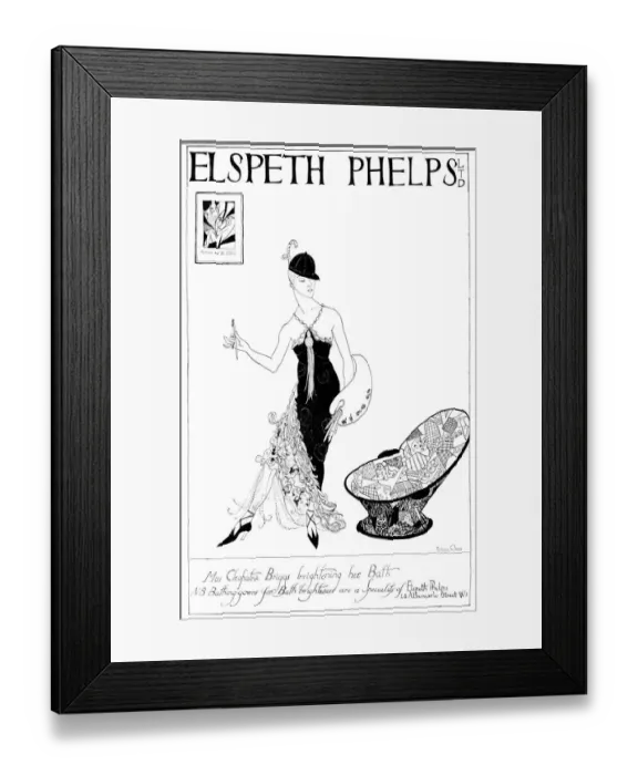 Framed Print : Elspeth Phelps advertisement, 1920 Framed Print : Elspeth Phelps advertisement, 1920