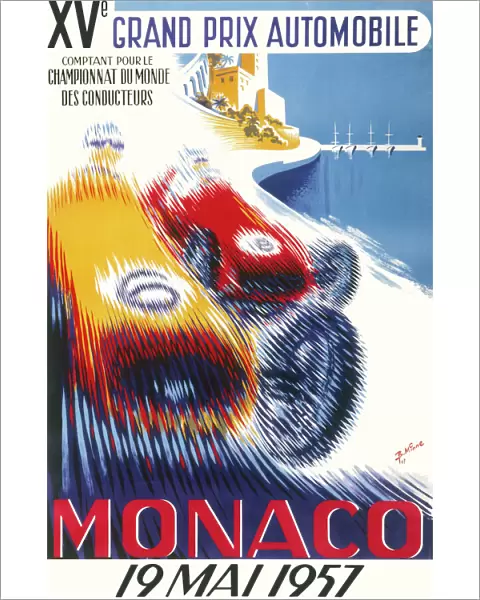 Poster for the 15th Monaco Grand Prix