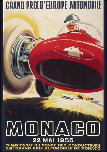 Poster for the 13th Monaco Grand Prix
