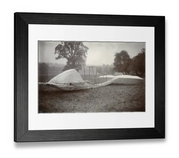 Framed Print : Major Baden Fletcher Smyth Baden-Powells Quadruplane