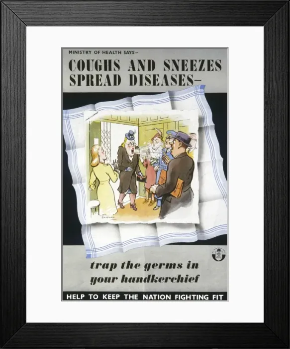 Framed Print : Coughs & Sneezes Poster Framed Print : Coughs & Sneezes Poster