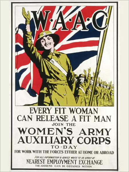 Waac Poster  /  Wwi