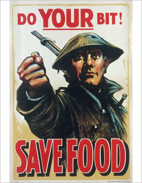 Save Food Poster  /  Wwi