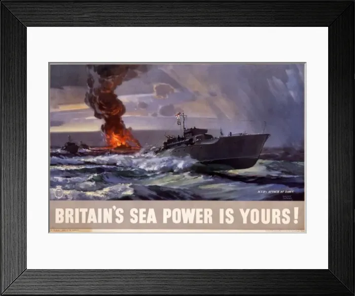 Framed Print : Britains Sea Power Is Yours Framed Print : Britains Sea Power Is Yours
