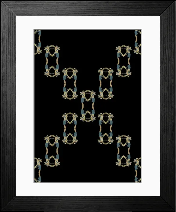 Framed Print : Repeating Pattern - Art Deco Woman Framed Print : Repeating Pattern - Art Deco Woman