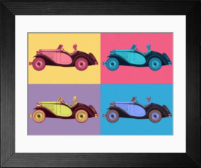 Framed Print : Repeating Pattern - Car / Motoring Framed Print : Repeating Pattern - Car / Motoring