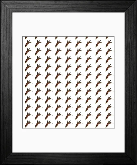 Framed Print : Repeating Pattern - Birds Framed Print : Repeating Pattern - Birds