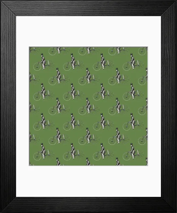 Framed Print : Repeating Pattern - Bicycles Framed Print : Repeating Pattern - Bicycles