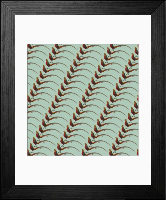 Framed Print : Repeating Pattern - Birds Framed Print : Repeating Pattern - Birds