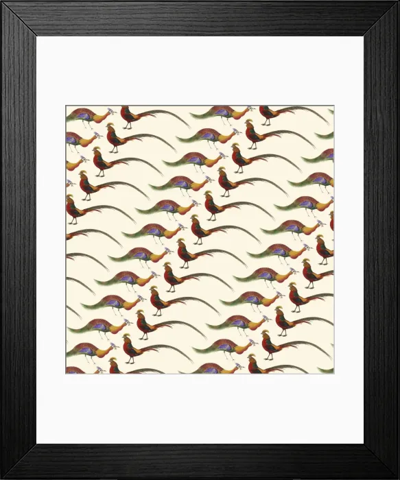 Framed Print : Repeating Pattern - Birds Framed Print : Repeating Pattern - Birds