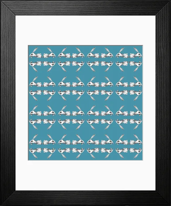 Framed Print : Repeating Pattern - Hand with Quill Pen Framed Print : Repeating Pattern - Hand with Quill Pen