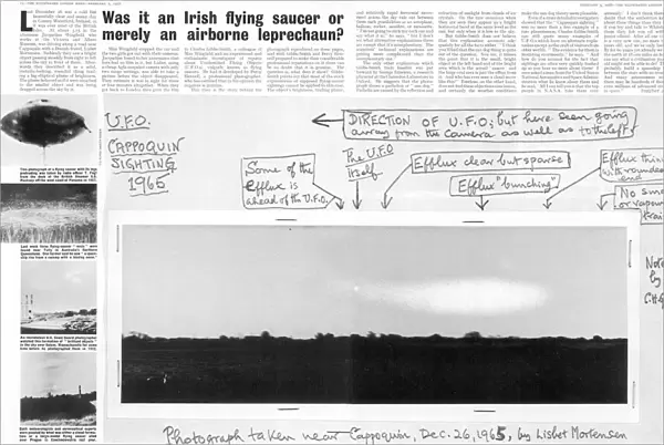 Possible UFO sighting in Ireland