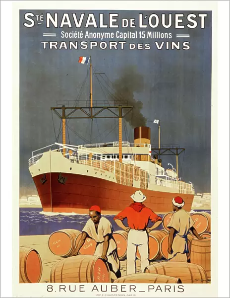 Wine shipping poster