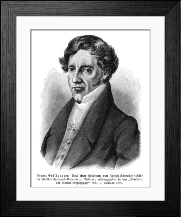 Framed Print : Franz Grillparzer Framed Print : Franz Grillparzer