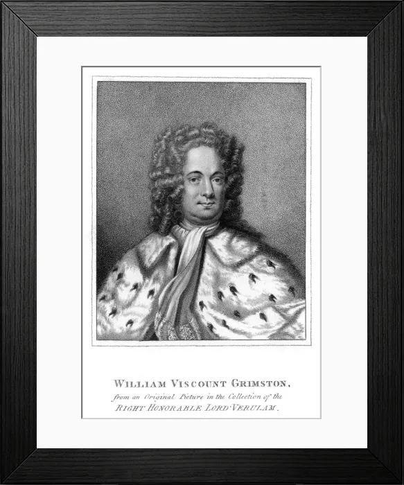 Framed Print : William Vct Grimston Framed Print : William Vct Grimston