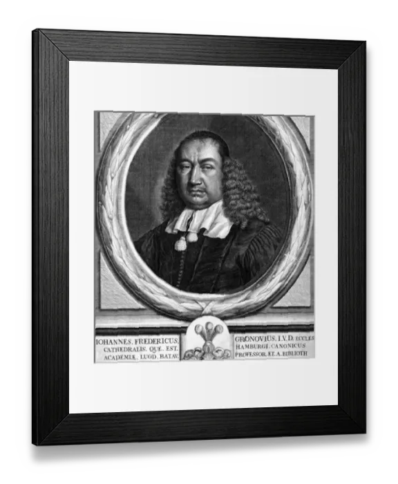 Framed Print : Johann Fr Gronovius Framed Print : Johann Fr Gronovius