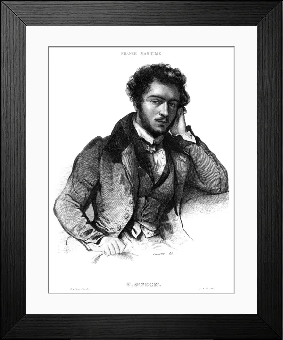 Framed Print : Theodore Gudin, Artist Framed Print : Theodore Gudin, Artist