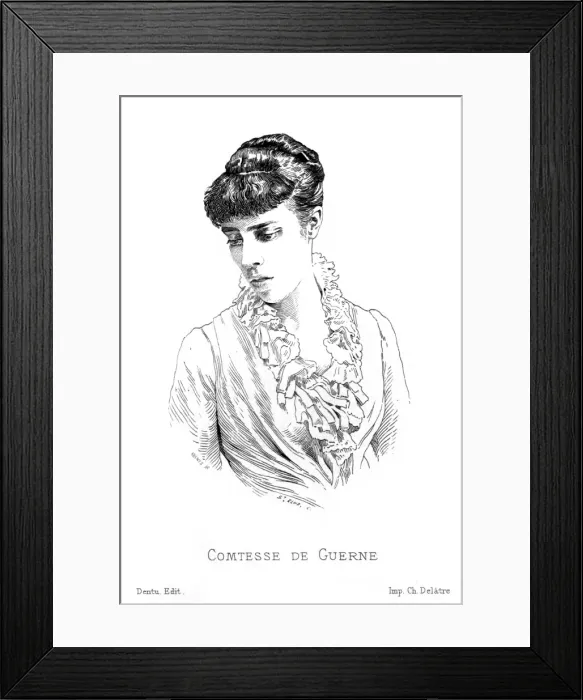 Framed Print : Comtesse De Guerne - 1 Framed Print : Comtesse De Guerne - 1