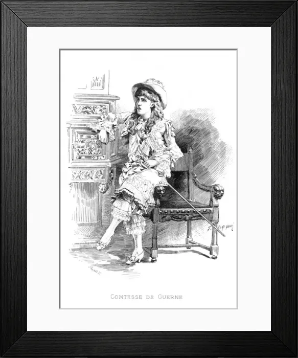 Framed Print : Comtesse De Guerne - 2 Framed Print : Comtesse De Guerne - 2