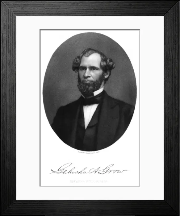 Framed Print : Galusha Aaron Grow Framed Print : Galusha Aaron Grow