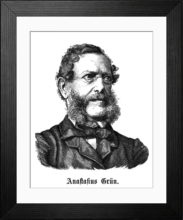 Framed Print : Anastasius Grun - 1 Framed Print : Anastasius Grun - 1