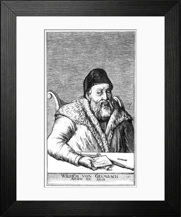 Framed Print : Wilhelm Von Grumbach - 2 Framed Print : Wilhelm Von Grumbach - 2