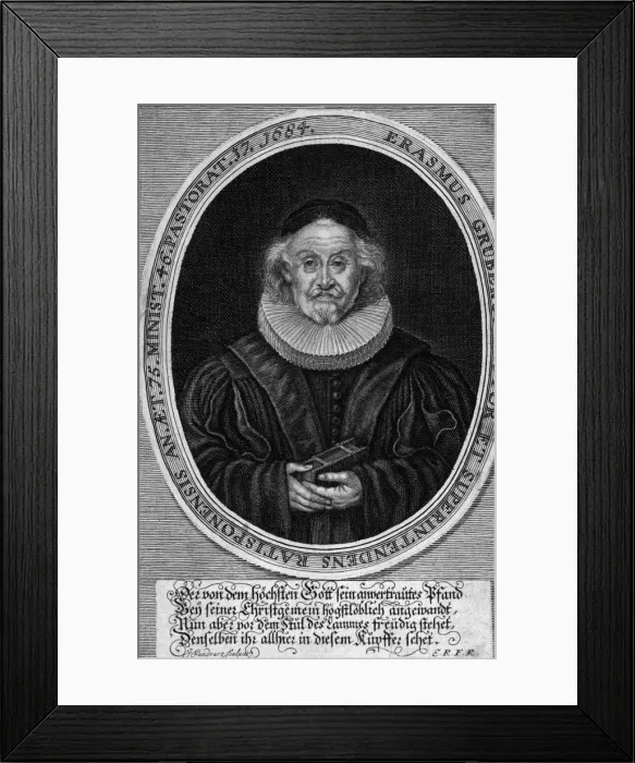 Framed Print : Erasmus Gruber Framed Print : Erasmus Gruber