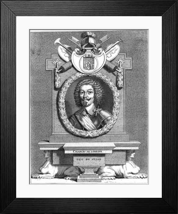 Framed Print : Charles Duc De Guise - 2 Framed Print : Charles Duc De Guise - 2