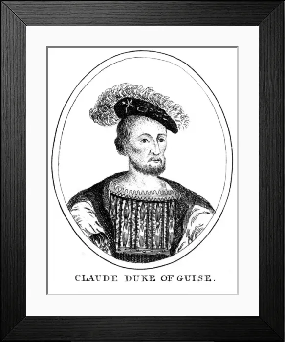 Framed Print : Claude Duc De Guise Framed Print : Claude Duc De Guise