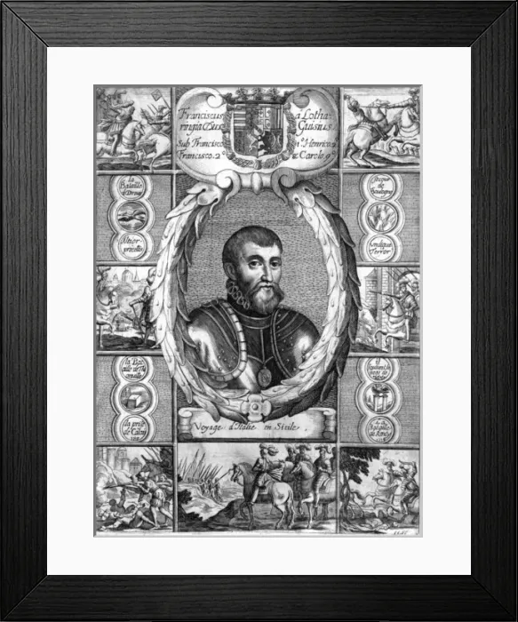 Framed Print : Francois De Guise / Thevet Framed Print : Francois De Guise / Thevet